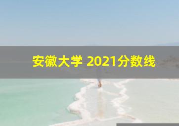 安徽大学 2021分数线